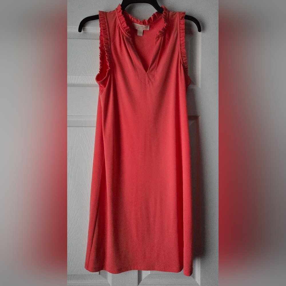 Michael Michael Kors Peach Sleeveless Dress Size S. Like new. - Picture 2 of 12